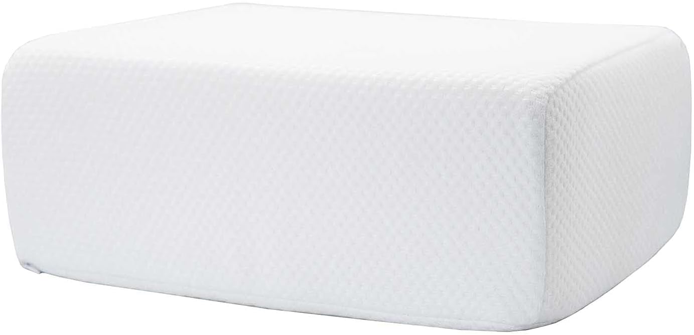 Lymhy Memory Foam Cube Square Pillow Head Neck Cervical Protection Orthopedic Pain Ergonomic Back Supportive Thicker Soft Bed Rectangular Pillow Relief Cushion for Side Sleeping Sleepers 15"/12"/6"