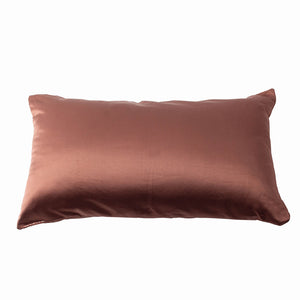 Limecute Cozy Pillow Covers Cases for Couch Sofa Home Decoration Solid Dyed Soft Chenille 12 X 20 Inches Medium Brown