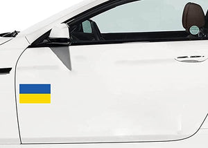 2 Pack Ukraine Flag Car Magnet Sign Funny Bumper Magnet Fade Proof & Waterproof Outdoor