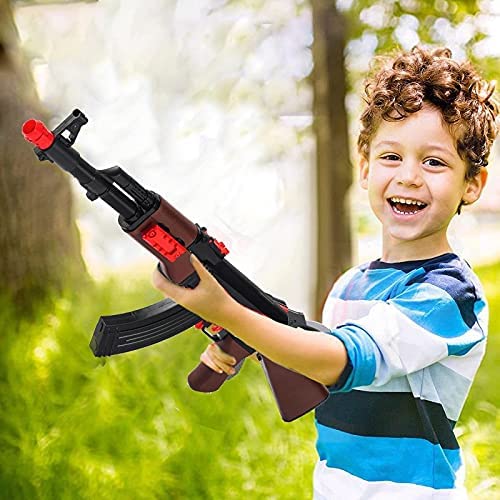 AK 47 Toy Gun Machine Assault ak-47 Rifle Toy with Soft Bullet&Foam EVA Darts Airsoft Toy Tactical Army Game Boys Playset for Kids
