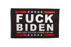 Limecute Premium Flag for Fuck Biden 3x5 Ft FK Biden Polyester Banner with Brass Grommets Outdoor Decoration