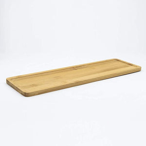 2 Pack Japanese Bamboo Sushi Serving Tray Plate Rice dinner party wooden Display Theme plate Board