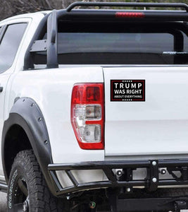 10 Pack Trump was Right About Everything Sticker Support Donald Trump Stickers Laptop Bumper Decal Window Waterproof Car Stickers